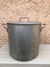 grand faitout en aluminium avec couvercle/cuisine/restauration/À nettoyer