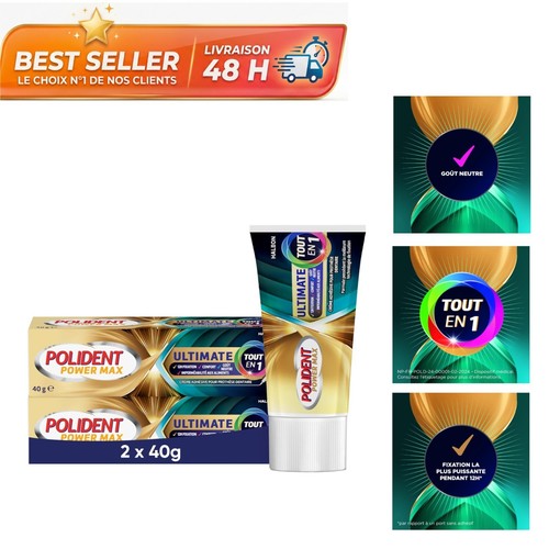 Polident crème fixative power - polident,
