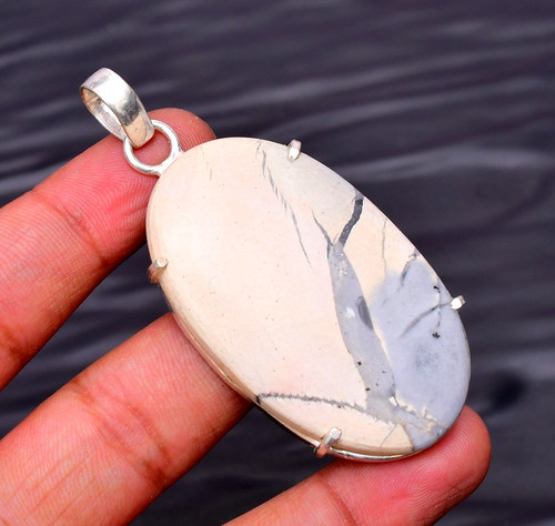 Pendentif pierre précieuse - , en
