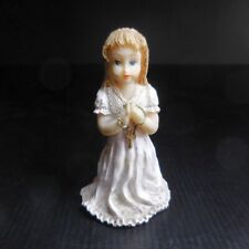 Figurine résine communiante religion christianisme catholique vintage N7278