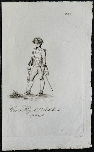 1831 uniforme corps royal - du,