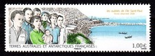 Timbre TAAF n°750 Les oubliés de l'Ile Saint-Paul
