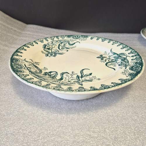 Assiette montée terre de - terre,