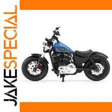 Moto Miniature Maisto 1:18 Harley-Davidson Blue Motorcycle Model Modèle Réduit