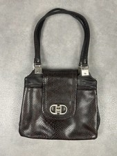 Sac à main cuir style croco