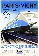 Affiche Poster Train SNCF