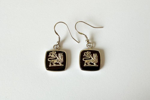 Lion judah earrings - lion,