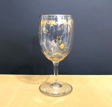 verre à eau en cristal doré à l'or fin BACCARAT modèle LOUIS XV GOLD 16 cm