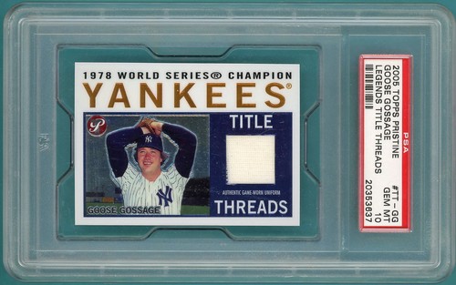 2005 topps pristine goose - topps, pristine,
