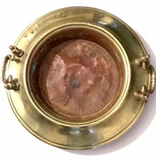 Ancienne bassine cuivre jaune - bassine,