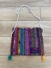 Petit Sac Besace Tissu Colore Parsian Ethnique Fait Main