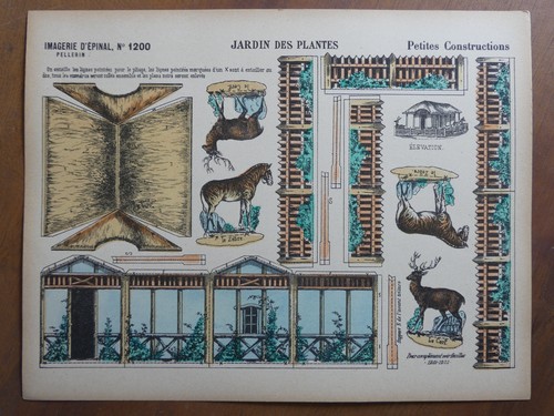 Maquette papier jardin des - maquette,