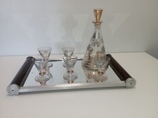 Plateau de Bar Miroir Vintage