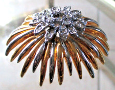 Ancienne broche couleur argent