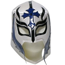 Masque fan Rey Mysterio Little Giant par Arena Mexico blanc noir bleu Lucha L...