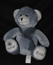 Peluche doudou ours gris