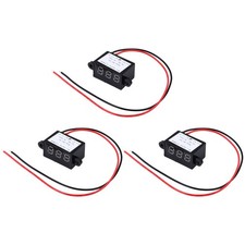  3 Pcs Mini Voltmètre