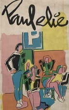 Ancienne affiche publicitaire vintage Paul Elie