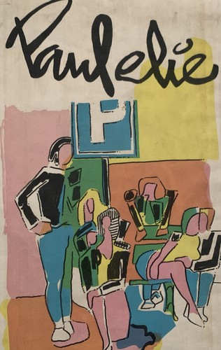 Ancienne affiche publicitaire