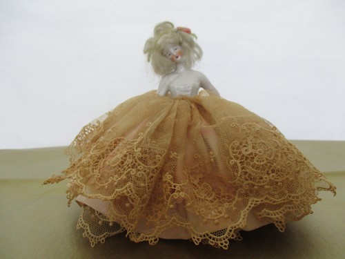 Victorian lady pin cushion - victorian,
