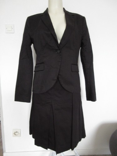 Tailleur jupe noir - zara, taille