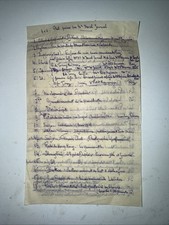 Document vintage ancien