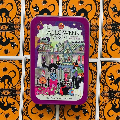 Jeu cartes tarot halloween - de,
