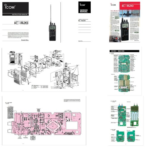 Icom r20 instruction - ic-r20, +