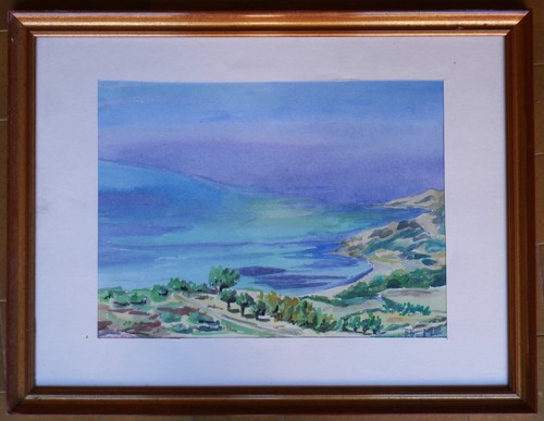Tableau aquarelle monique - aquarelle, de