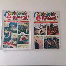 Lot 2 magazines BD L'intrépide Hurrah ! Rock l'invincible 1959 
