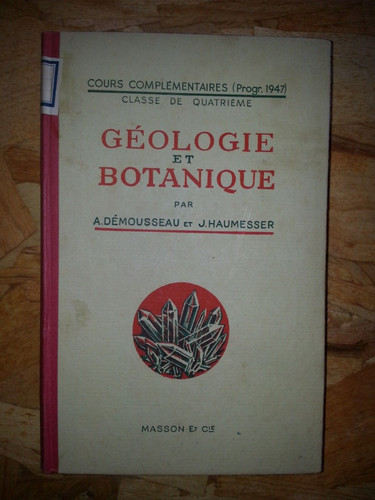 Géologie botanique classe - géologie,
