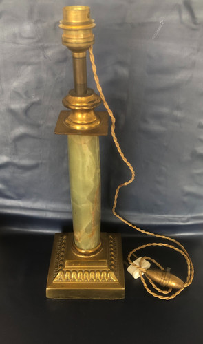Ancien pied lampe colonne - pied,
