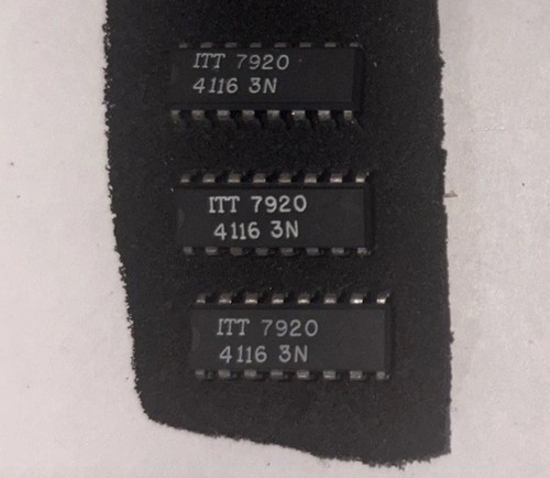 Itt 4116 16k dram chips - 4116-3n,