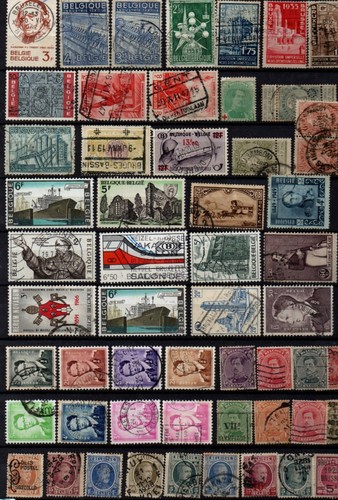 Belgique lot de timbres - !,