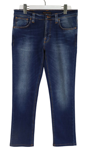 Jean nudie lean dean bleu - jean,