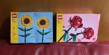 Lego fleurs- tournesols et roses- sets 40524 et 40460
