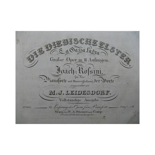 Rossini gazza ladra - rossini, g.