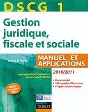 DSCG 1 - gestion juridique fiscale et... - Jean-Michel Do Ca... - V441819