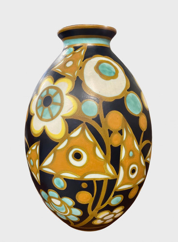 Charles catteau vase art - catteau,