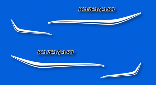 Kawasaki 250 stickers - -,