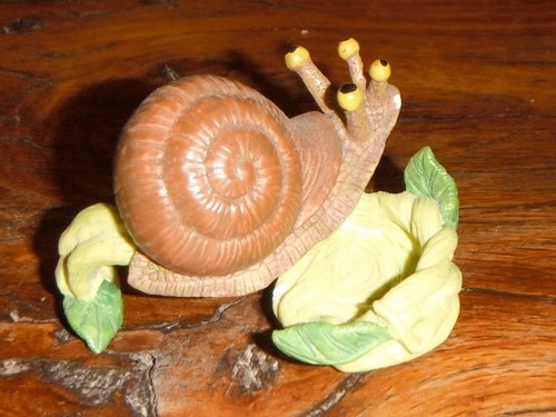 Escargot résine figurine - figurine, à