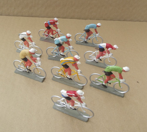 Lot figurines cyclistes - figurines, 9