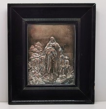 Ancien Tableau Bas Relief