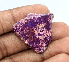 Naturel 34 CT Arizona Violet Turquoise Perforé Dalle Naturel Certifié Brut Gemme