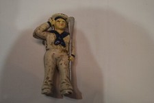 TIRELIRE MARIN SAILOR MARQUE HUBLEY ETATS UNIS JOUET FONTE 1900/20