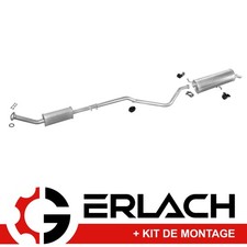 Pour Peugeot 307 1.6 16V hayon 2001-2005 echappement silencieux 336
