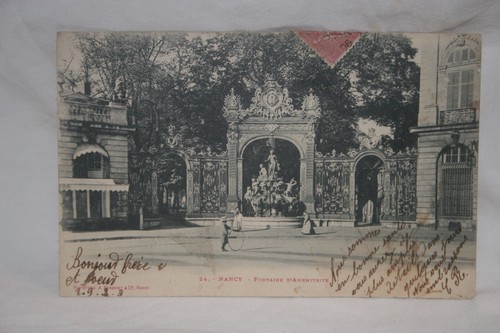 Cpa ancienne nancy fontaine - cpa,