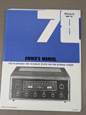 MCINTOSH MR78 SOLID STATE FM