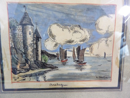 Bretagne dessin peinture - bretagne,