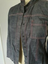 COP COPINE SUPERBE VESTE EN JEAN GRIS  T 40